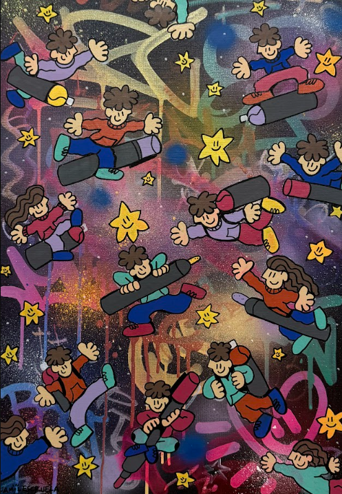 Camil Escruela & MRLSKILLS Galactic Rose Graff